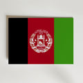 Afghanistan National Flag Poster – modern konst och stilren konsttryck för hemmet hos Bozetto