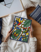 Fernand Leger Birds and Butterflies Poster – två posters i rum 3