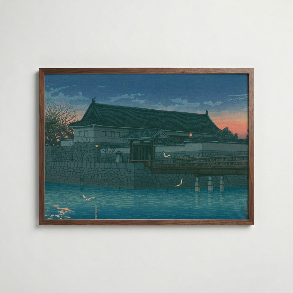Hasui Kawase Hirakawa Gate 1930 Poster – valnötsram