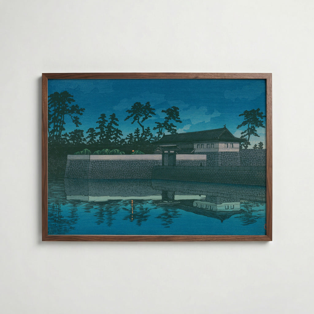 Hasui Kawase Sakurada Gate 1928 Poster – valnötsram