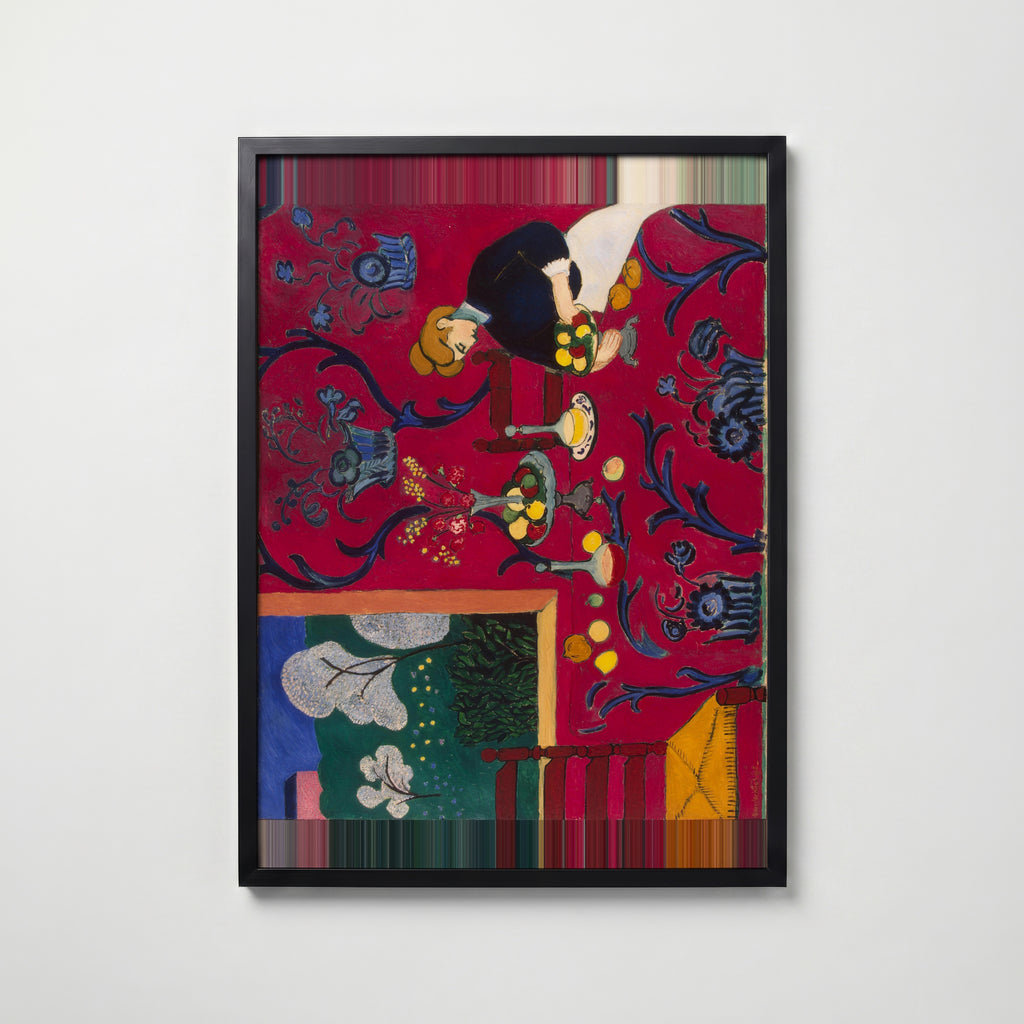 Henri Matisse Harmony in Red 1908 Poster – svart ram