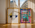 Henri Matisse Window on the Harbour Poster – två posters i rum 3