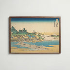 Katsushika Hokusai Enoshima in Sagami Province 1831 Poster – valnötsram