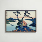 Katsushika Hokusai Lake Suwa in Shinano Province 1831 Poster – valnötsram