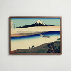 Katsushika Hokusai Tama River in Musashi Province 1831 Poster – valnötsram