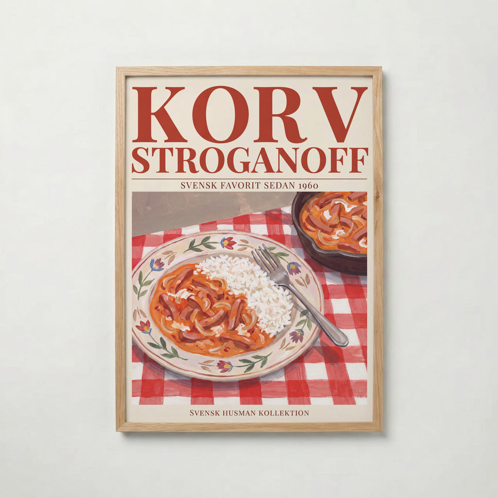 Korv Stroganoff Poster – ekram