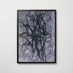 Piet Mondrian The Gray Tree 1911 Poster – svart ram