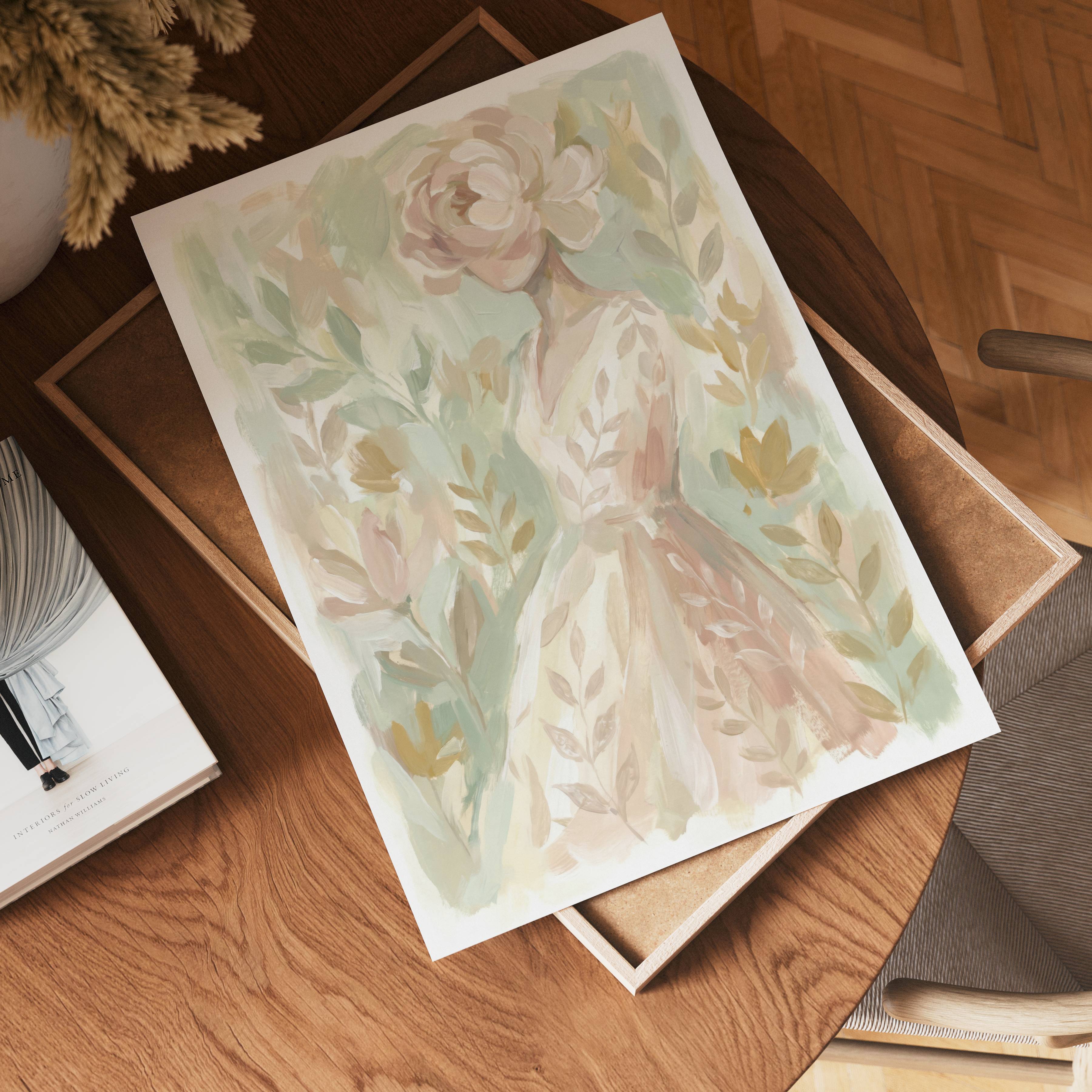 Ethereal Flora Muse poster visad rakt fram – Bozetto affisch i hög tryckkvalitet