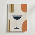 Abstract Elegance Drink – stilfullt konsttryck från Bozetto, tryckt på matt finpapper