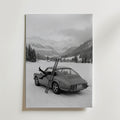 Alpine Escape Noir Poster – utan passepartout