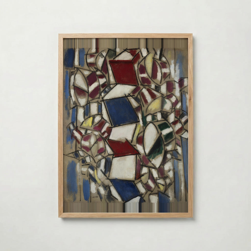 Fernand Leger Contrast of Forms 1913 Poster – ekram