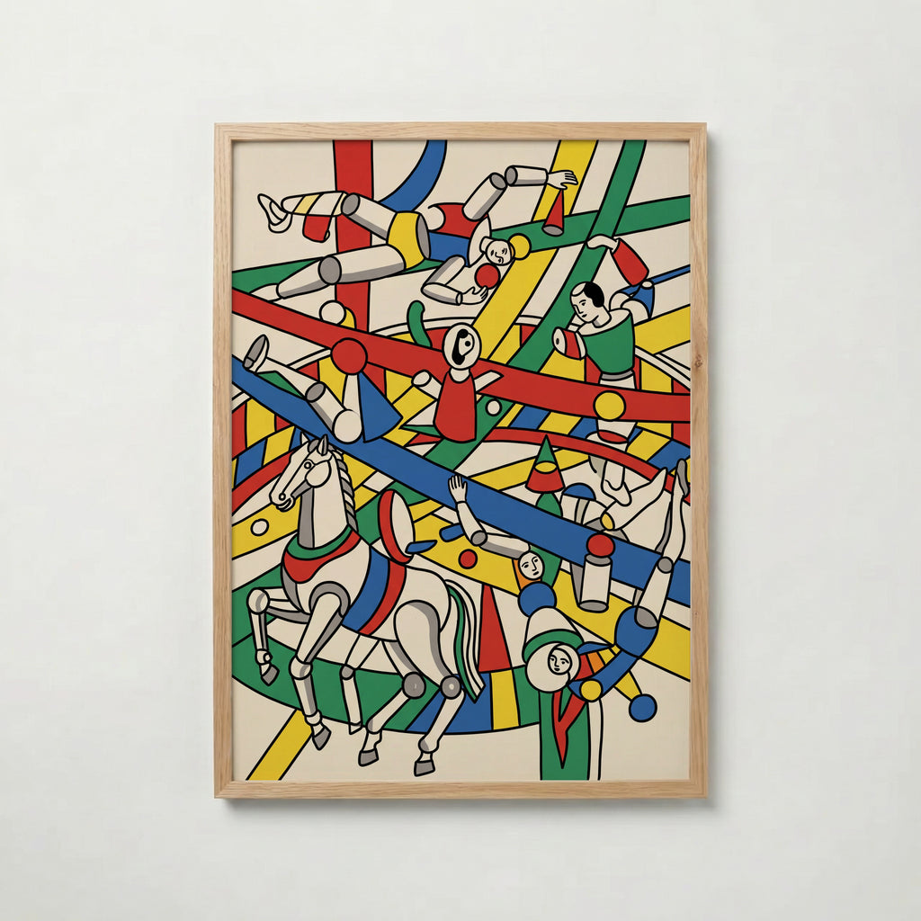 Fernand Leger The Acrobats Poster – ekram