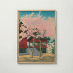 Hasui Kawase Kiyomizu-do Temple in Ueno 1928 Poster – ekram
