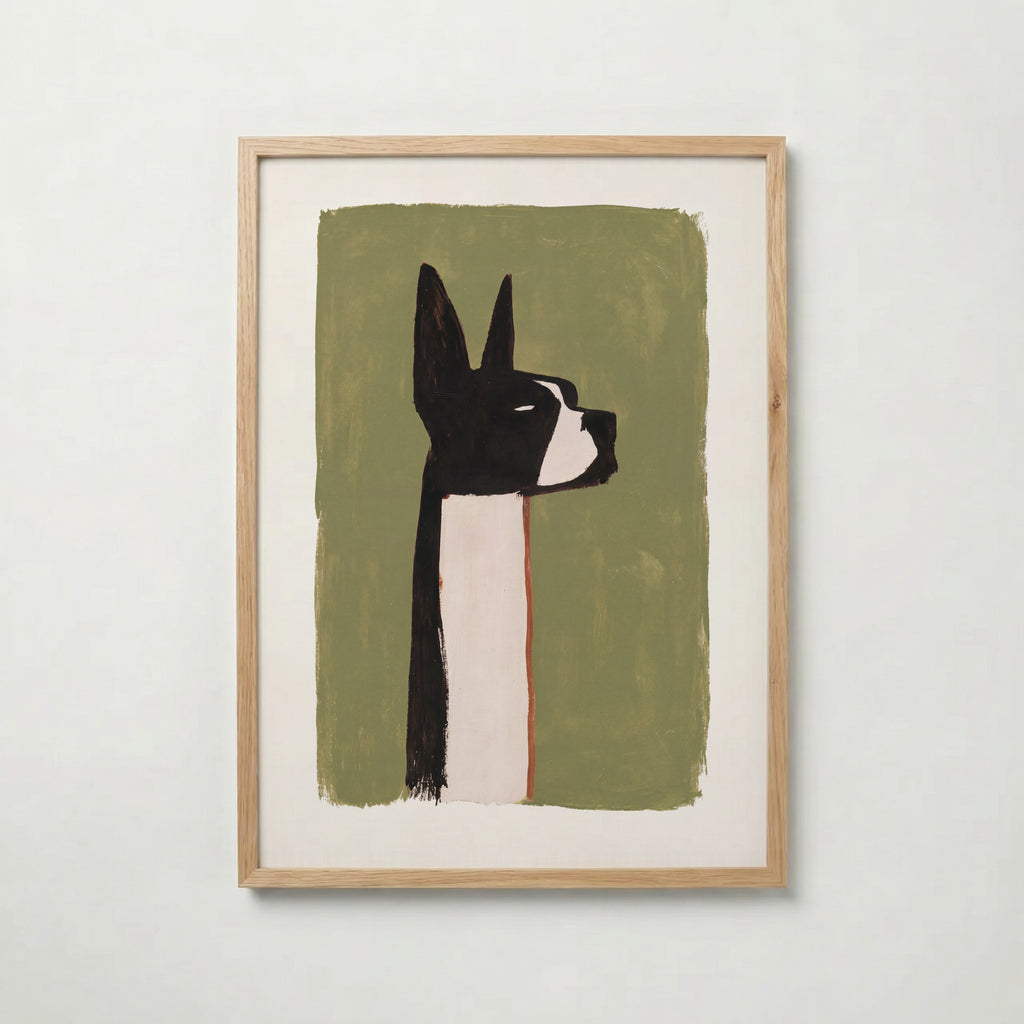 Minimal Boston Terrier Poster – ekram