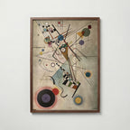 Wassily Kandinsky Composition VIII 1923 Poster – valnötsram