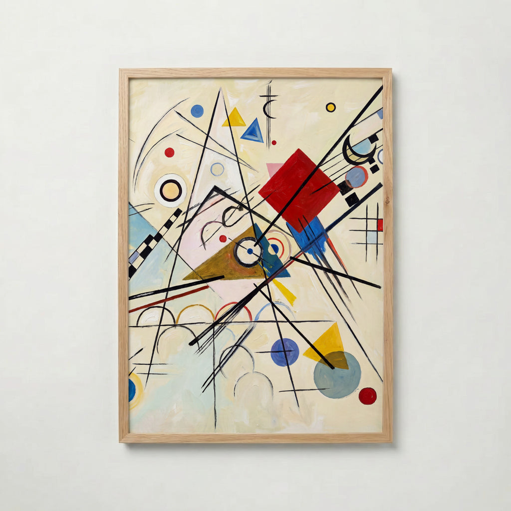 Wassily Kandinsky Lines on White Poster – ekram