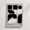 Bauhaus Geometric Blocks – stilfullt konsttryck från Bozetto, tryckt på matt finpapper