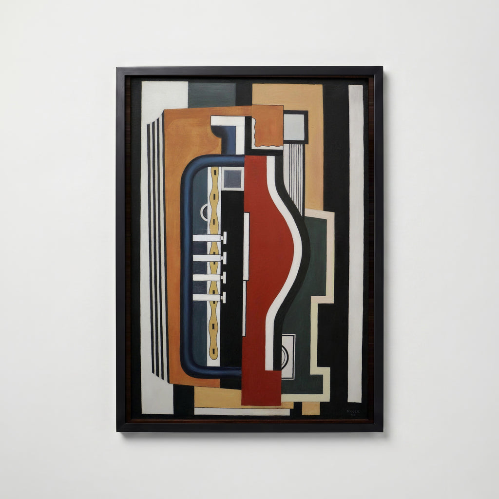Fernand Leger The Accordion 1926 Poster – svart ram
