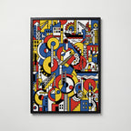 Fernand Leger The Port City Poster – svart ram