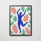 Henri Matisse Blue Dancer Poster – svart ram