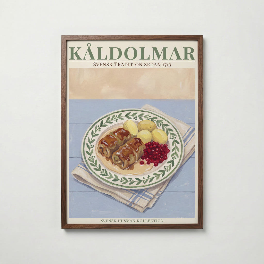 Kåldolmar Poster – valnötsram