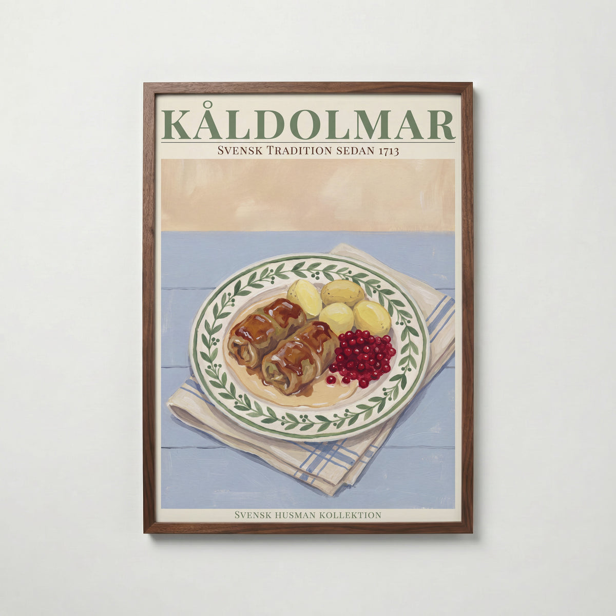 Kåldolmar Poster – valnötsram