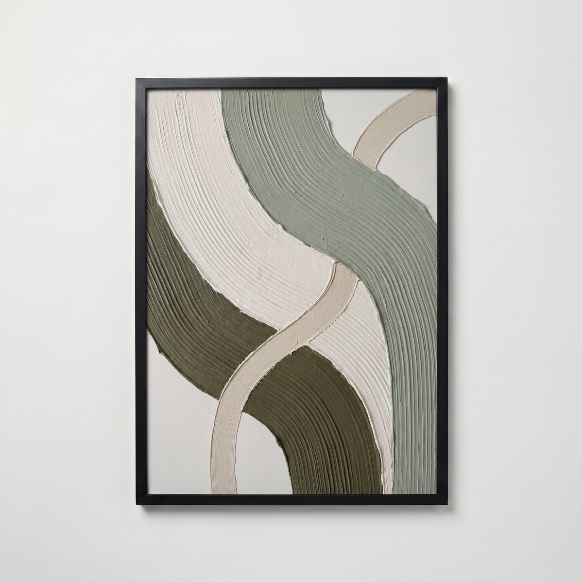 Sage Flow Poster – svart ram