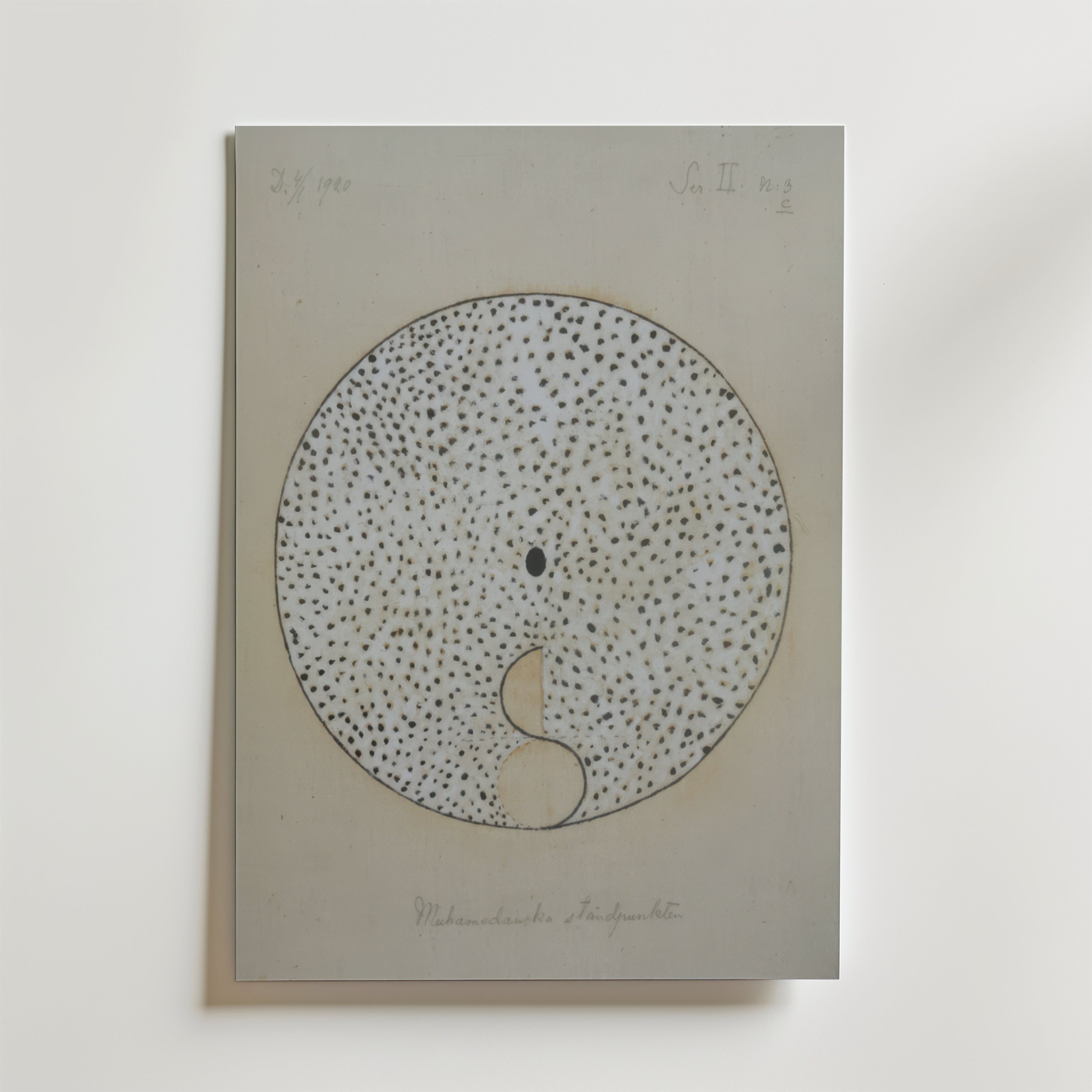 Hilma af Klint The Mohammedan – stilfullt konsttryck från Bozetto, tryckt på matt finpapper