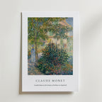 Claude Monet Painting Of – stilfullt konsttryck från Bozetto, tryckt på matt finpapper