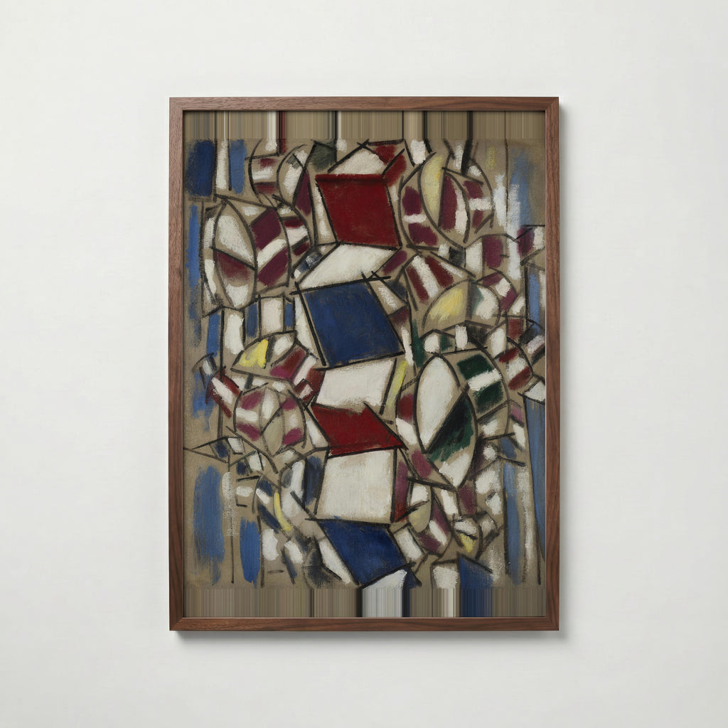 Fernand Leger Contrast of Forms 1913 Poster – valnötsram