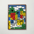Fernand Leger The Cyclists Poster – valnötsram