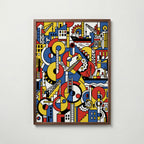 Fernand Leger The Port City Poster – valnötsram