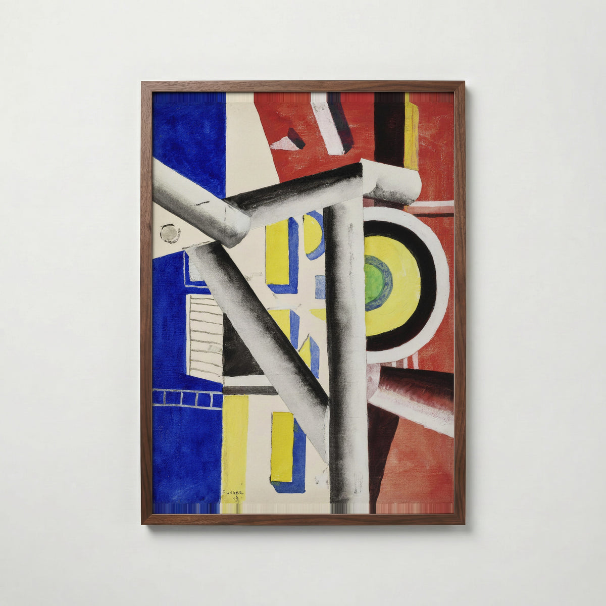 Fernand Leger The Scaffolding 1919 Poster – valnötsram