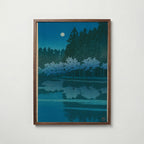 Hasui Kawase Spring Night at Inokashira Park 1931 Poster – valnötsram