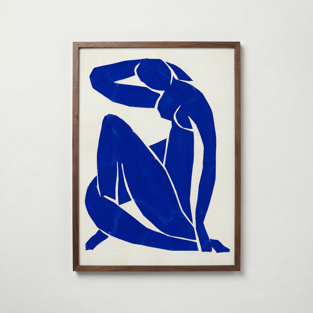 Henri Matisse Blue Nude II 1952 Poster – valnötsram