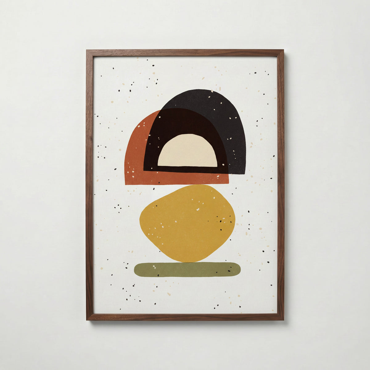 Mid-Century Balance Poster – valnötsram