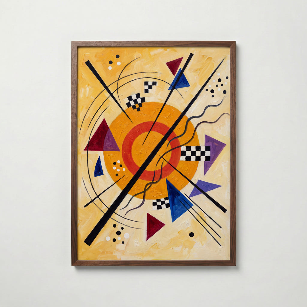 Wassily Kandinsky Sunrise Composition Poster – valnötsram