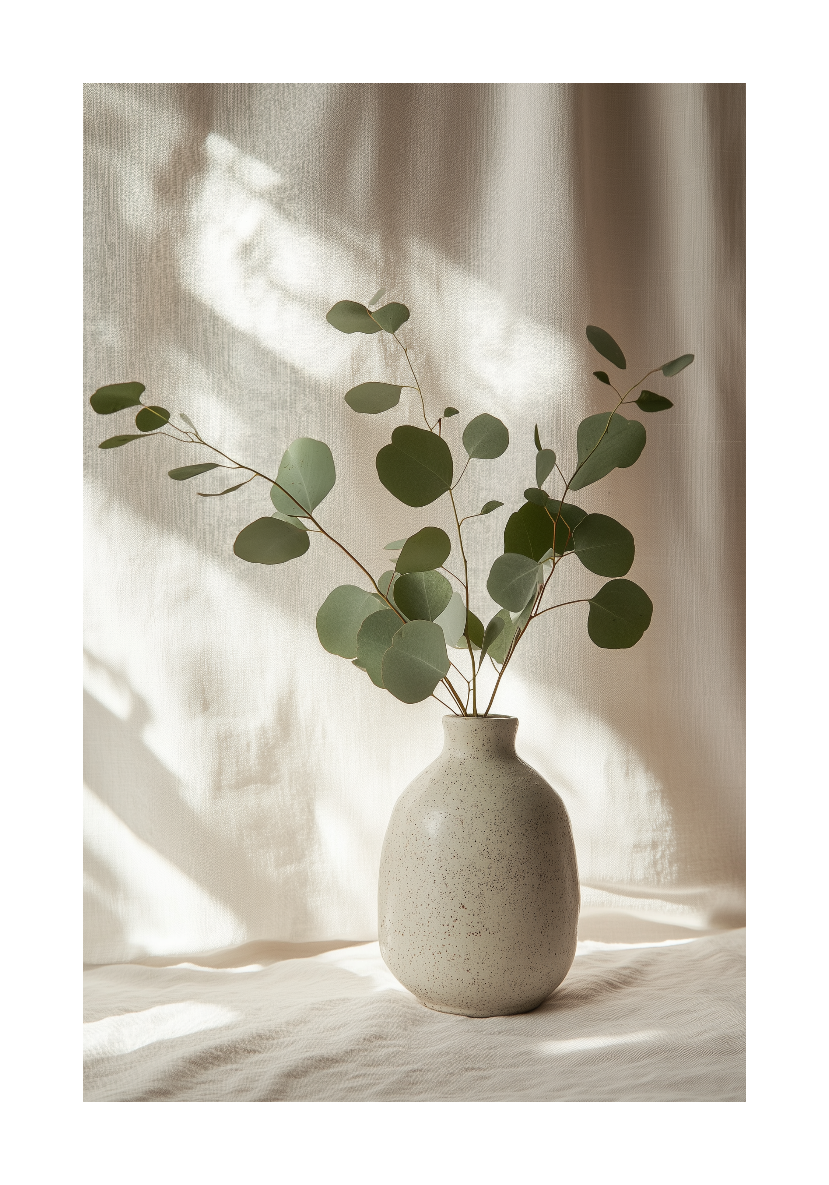 Eucalyptus Vase – affisch med snyggt motiv, köp enkelt hos Bozetto i flera storlekar