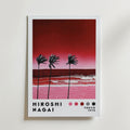 Mockup av Hiroshi Nagai Crimson Coast affisch på vägg – köp enkelt hos Bozetto i hög kvalitet