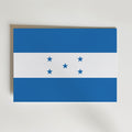 Honduras National Flag Poster – modern konst och stilren konsttryck för hemmet hos Bozetto