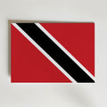 Trinidad and Tobago National Flag Poster – modern konst och stilren konsttryck för hemmet hos Bozetto