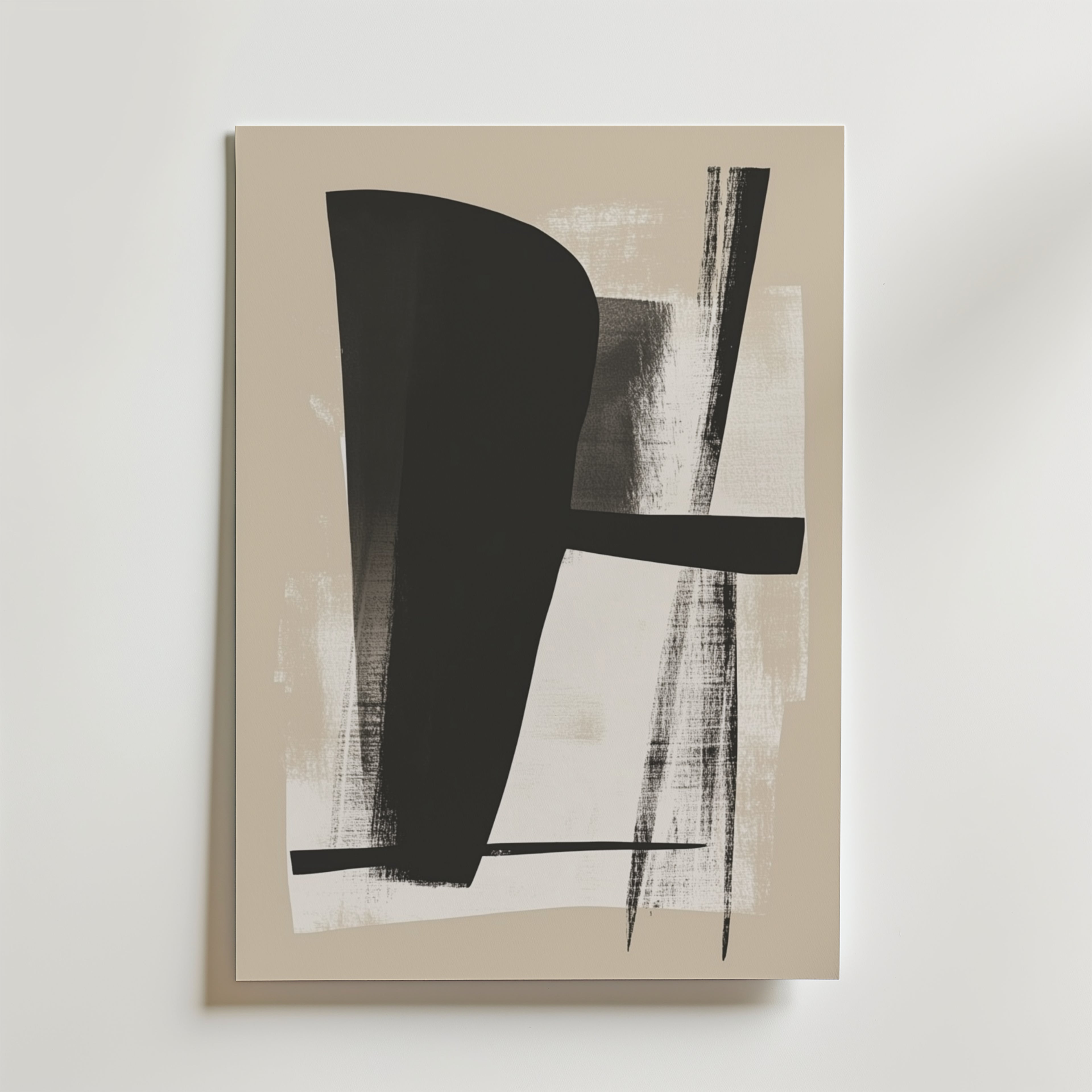 Bold Abstract Shapes – stilfullt konsttryck från Bozetto, tryckt på matt finpapper