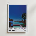 Mockup av Hiroshi Nagai Balcony View affisch på vägg – köp enkelt hos Bozetto i hög kvalitet