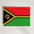 Vanuatu National Flag Poster – modern konst och stilren konsttryck för hemmet hos Bozetto