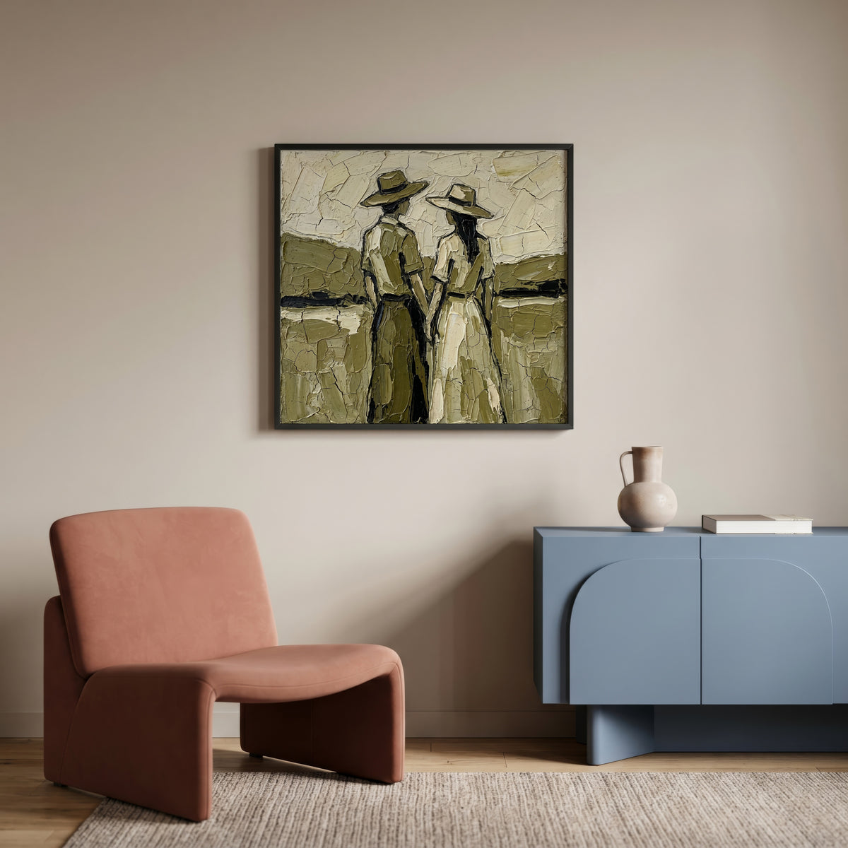 Two Figures Poster – i rum 2