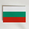 Bulgaria National Flag Poster – modern konst och stilren konsttryck för hemmet hos Bozetto