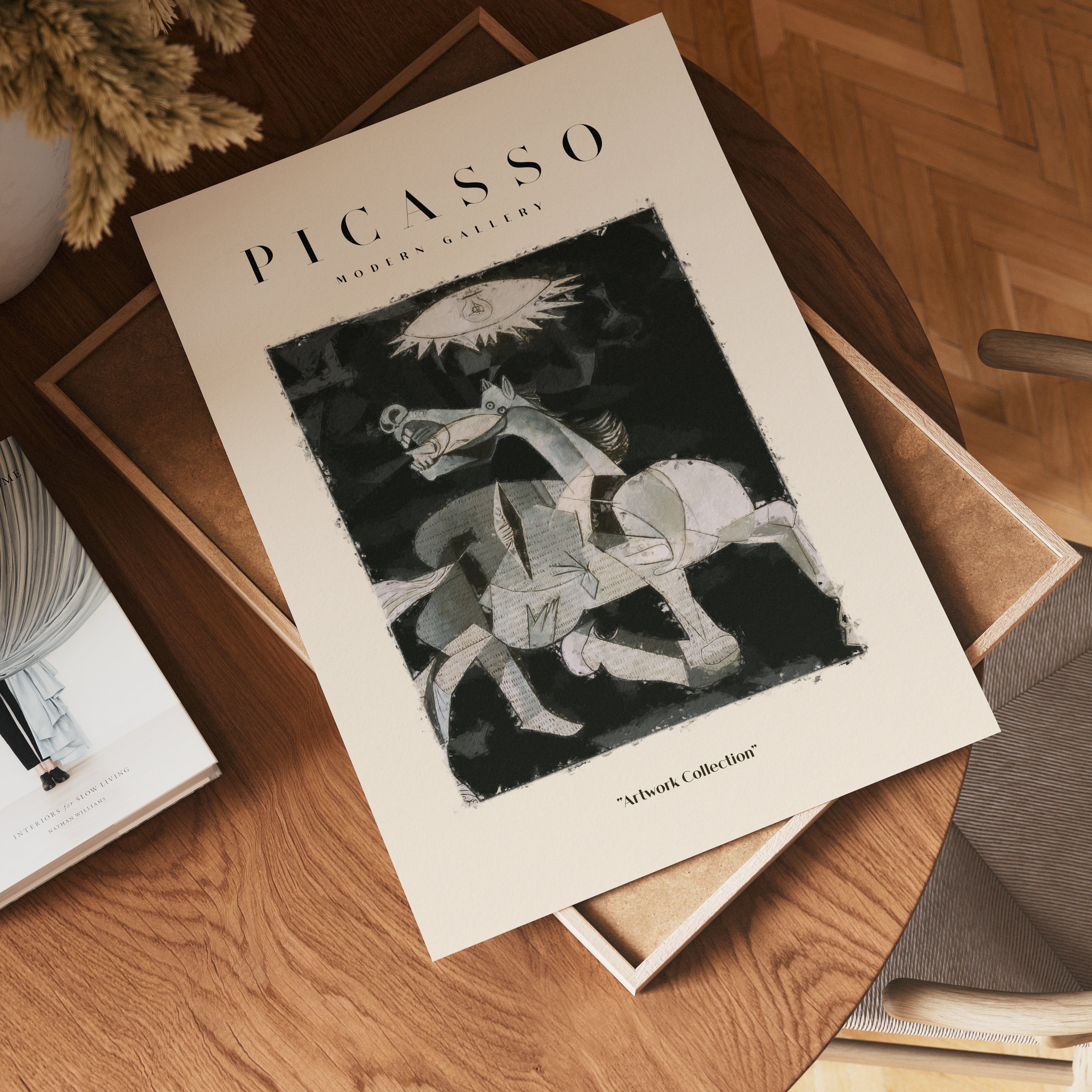Picasso The Weeping Horse – affisch med stilfullt motiv från Bozetto i hög kvalitet