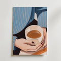Morning Coffee No. 2 – stilfullt konsttryck från Bozetto, tryckt på matt finpapper