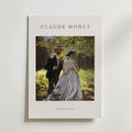 Claude Monet Lunch On The Grass affisch på neutral bakgrund – poster från Bozetto