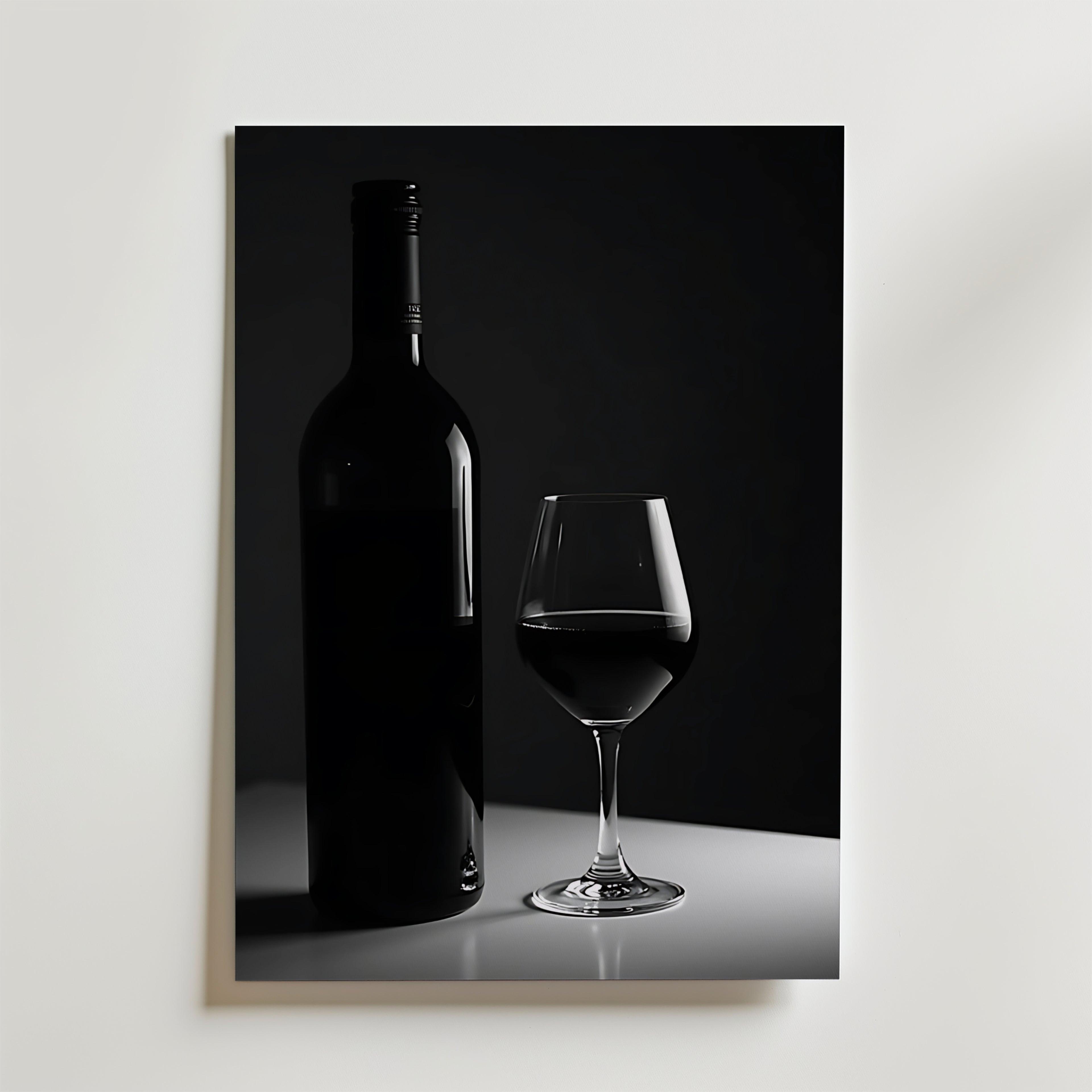 Timeless Decanter – stilfullt konsttryck från Bozetto, tryckt på matt finpapper i hög tryckkvalitet